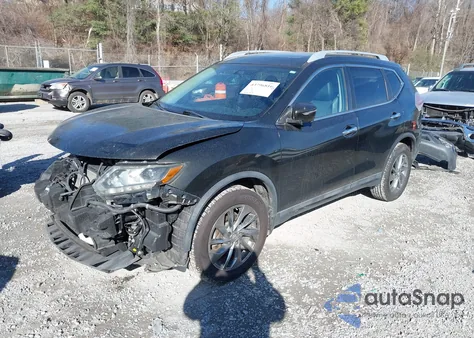 2015 Nissan Rogue Sl z USA, uszkodzony, nr VIN 5N1AT2MV7FC876130